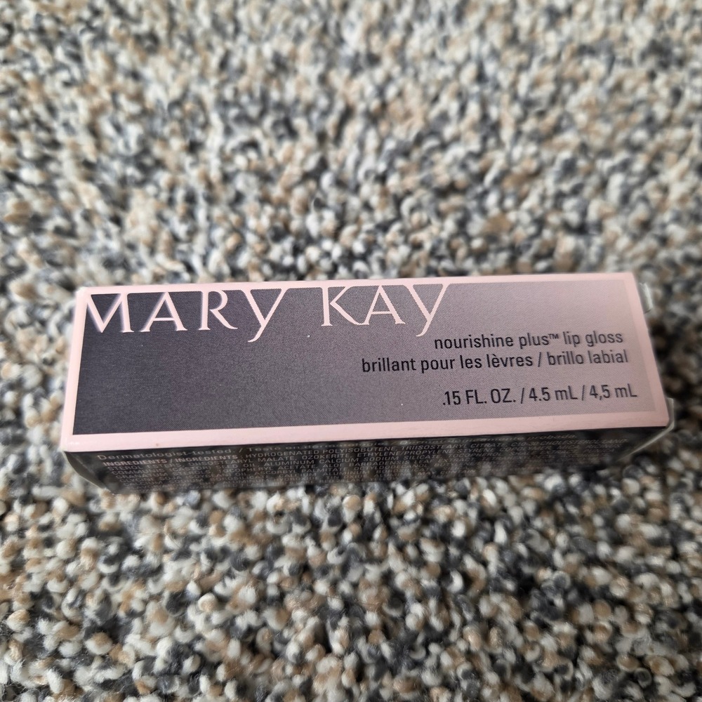 Mary Kay NouriShine Plus Lip Gloss Pink Parfait 0.15 fl oz 047937 New in Box